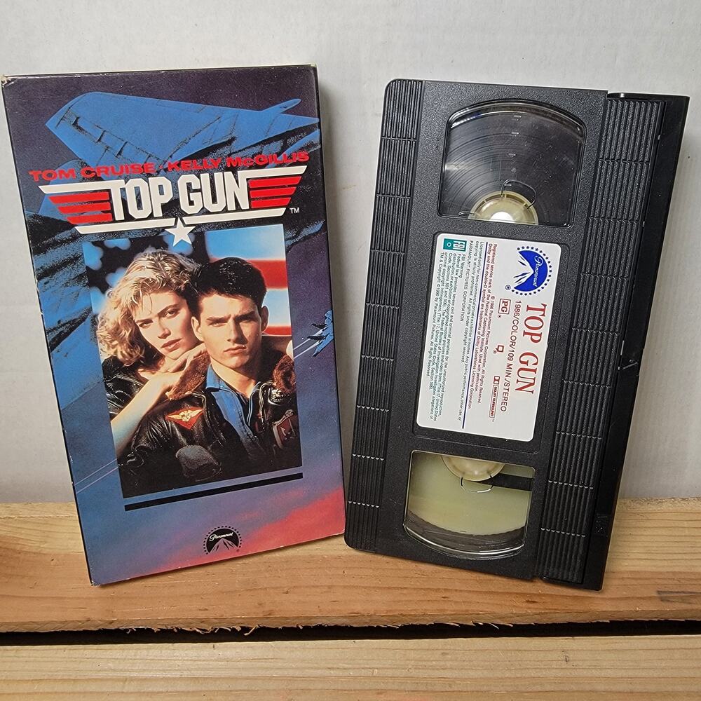 VINTAGE VHS Top Gun 1986